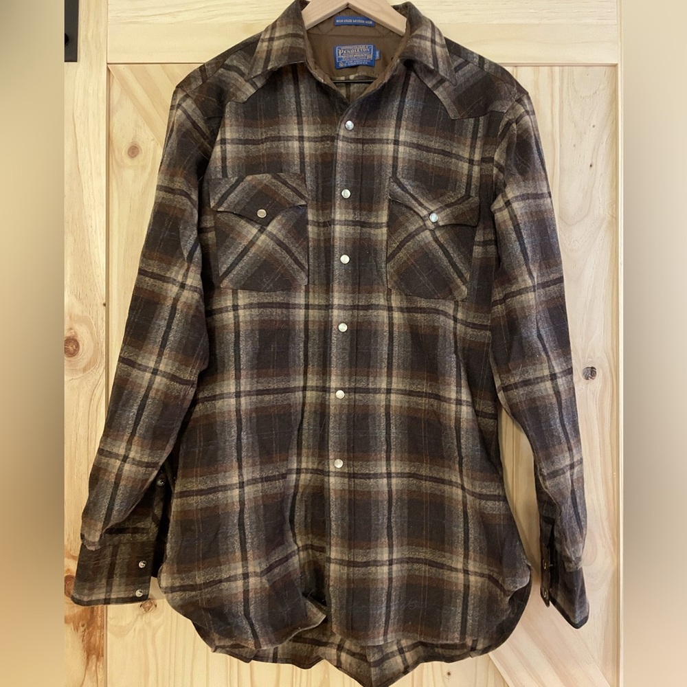 Men’s vintage wool Pendleton button down